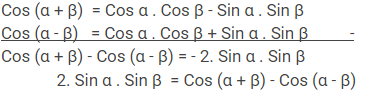 Rumus perkalian sinus dan cosinus ( cos (a+b) - cos (a-b))